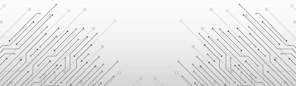 Circuit board vector illustration. Microelectronics and engineering concept.  Stock Illustration