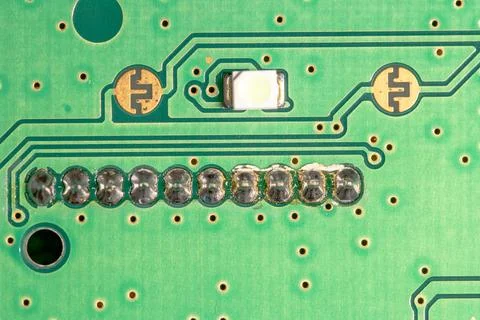 Circuit board for a vehicle controller Stockfoto's