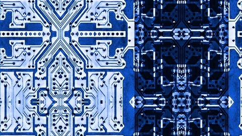 Circuit Board Video Background 1014 HD, 4K Stock Footage
