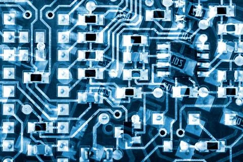 Circuit Boards Background pattern Stock Photos