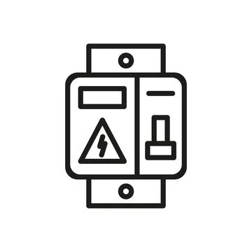 Circuit breaker icon vector design templates simple and modern Stock Illustration