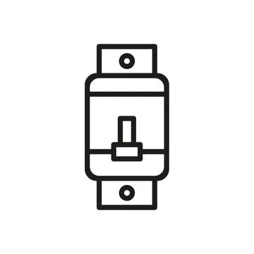 Circuit breaker icon vector design templates simple and modern Stock Illustration