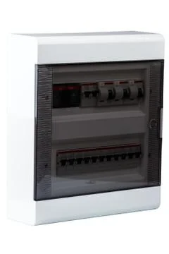 Circuit breakers box Stock Photos