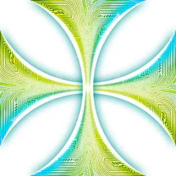 Circuit dimension tile vortex high tech technology digital internet electronic Stockillustratie