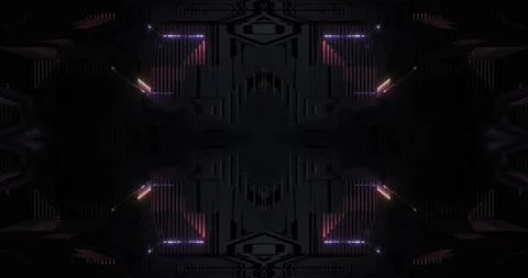 Circuit glowing panel high tech background loop animated Stock Footage 326081845