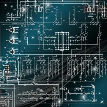 Circuit Stock Illustration