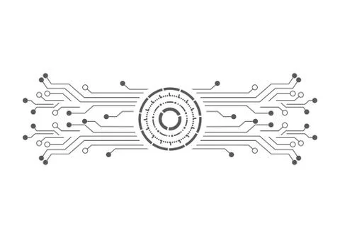 Circuit illustration design Stock Illustration