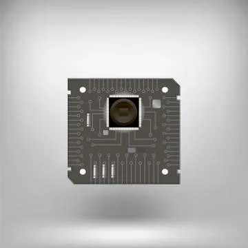 Circuit Isolated. Part of Computer イラスト素材