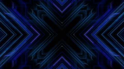 Circuit Kaleidoscope Line Space Abstract background a Blue6 Stock Footage 147123467