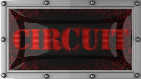 Circuit on led Stock Footage 8685062