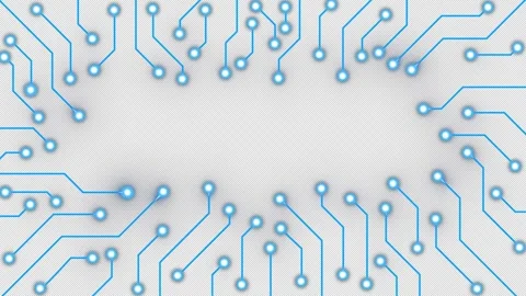 Circuit line frame  Stock Footage 300325320
