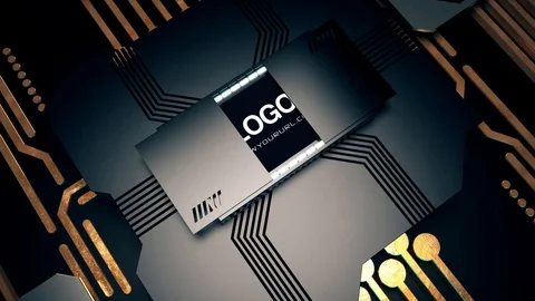 Circuit Logo Reveal Stock After Effects