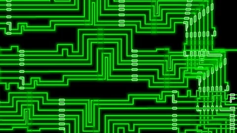 Circuit matrix Stock Footage 277642494