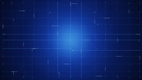 Circuit Network Pulse Grid Lattice Pattern Animation Seamless Loop Digital Stock Footage 342236646