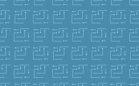 Circuit pattern vector background technology  design. Stock Illustration