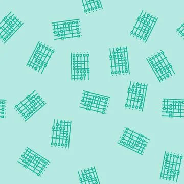 Circuit quantum technology line seamless pattern Stock Illustration