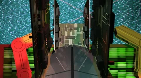 Circuit Rotator MX DD 1 FINAL Stock Footage