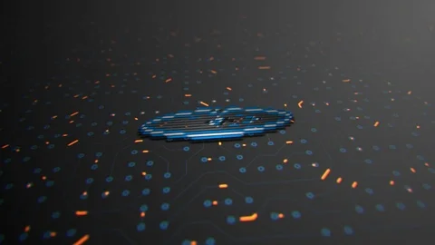 Circuit Split Logo Reveal Stockmateriaal After Effects