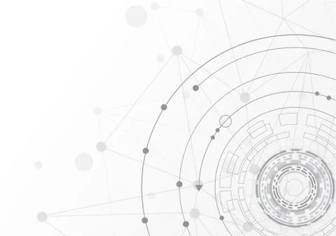 Circuit technology background with hi-tech digital 스톡 일러스트