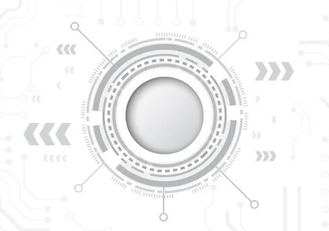 Circuit technology background with hi-tech digital data Stock Illustration