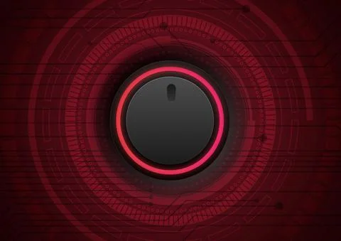 Circuit technology background with hi-tech digital data Stock Illustration