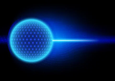 Circuit technology background with hi-tech digital data Stock Illustration