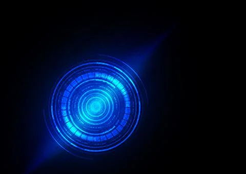 Circuit technology background with hi-tech digital data Stock Illustration