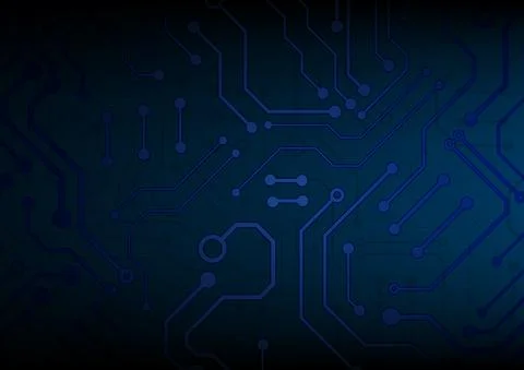 Circuit technology background with hi-tech digital data Stock Illustration