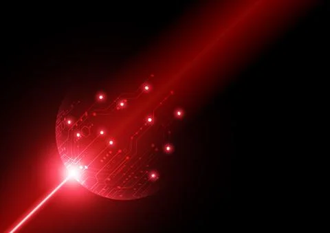 Circuit technology background with hi-tech digital data Stock Illustration