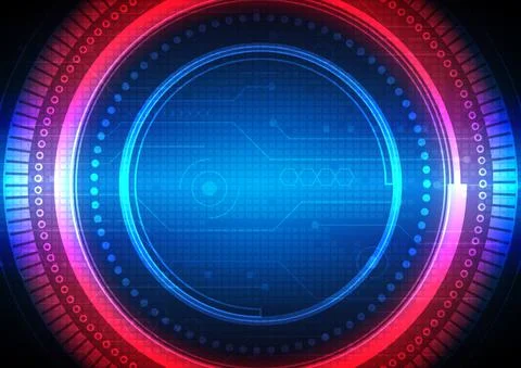 Circuit technology background with hi-tech digital 스톡 일러스트