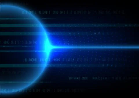 Circuit technology background with hi-tech digital data Stock Illustration