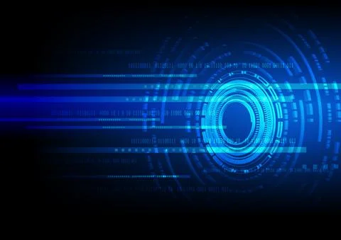 Circuit technology background with hi-tech Stock Illustration