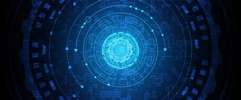 Circuit technology background Stock Illustration