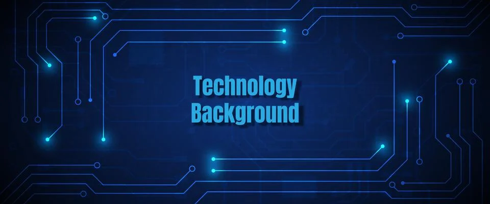 Circuit technology background Stock Illustration