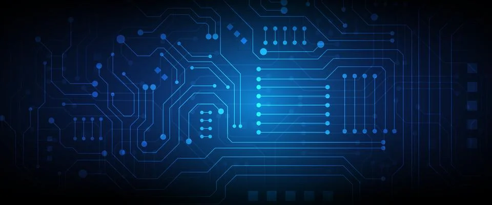 Circuit technology background Stock Illustration