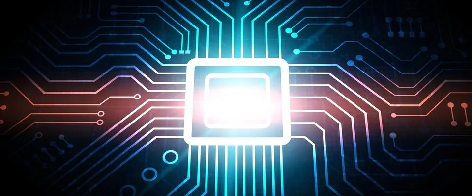 Circuit technology background Stock Illustration