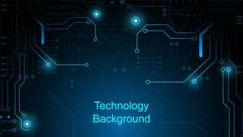 Circuit technology background Stock Illustration