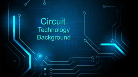 Circuit technology background Stock Illustration