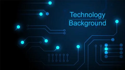 Circuit technology background Stock Illustration