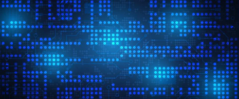 Circuit technology background Stock Illustration