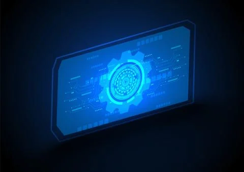 Circuit technology background Stock Illustration