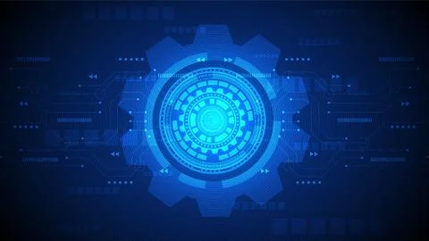 Circuit technology background Stock Illustration