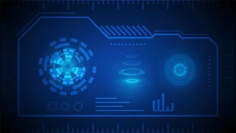 Circuit technology background Stock Illustration