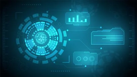 Circuit technology background Stock Illustration