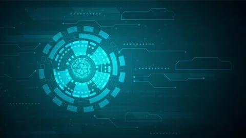 Circuit technology background Stock Illustration