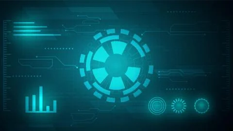 Circuit technology background Stock Illustration