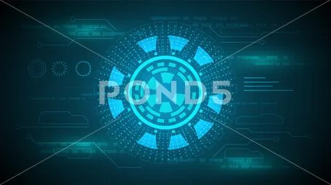 Circuit technology background Illustrazione stock