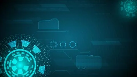 Circuit technology background Stock Illustration