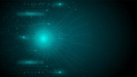 Circuit technology background Stock Illustration