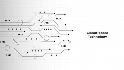 Circuit technology background Stock Illustration
